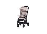 Chipolino Kinderwagen Diamond klappbar, Korb, PU-Rollen, Sonnendach, Beinstütze hellbraun