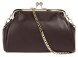 Cluty Abendtasche, echt Leder, Made in Italy