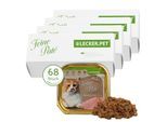 Lyra Pet Lecker.Pet Balu's Feine Paté Reich an Pute Katzenfutter Nassfutter Vollnahrung 100 g