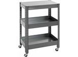 Xxxl Servierwagen , Anthrazit , Metall , rechteckig , eckig , 32x75x50 cm , offenes Fach , Esszimmer, Servierwagen