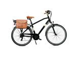 Via Veneto Elektro-Citybike MONOTUBO CLASSIC Man 28 Zoll, schwarz