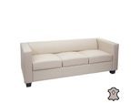 3er Sofa Lille ~ Leder, creme