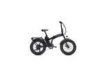 MBM Elektro-Kompaktfahrrad / Faltrad N-VER FOLDING 9.2. 20 Zoll, black-blue