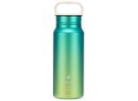 Snow Peak - Titanium Aurora Bottle 600 - Trinkflasche Gr 600 ml grün/türkis