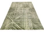 Teppich ESPRIT "Cuba , ESP-40104", grün (grün, hellgrün), B:160cm H:13mm L:225cm, Polypropylen (PP), Teppiche, Teppich, dichter Kurzflor, geometrisch, Wohnzimmer