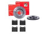 BREMBO Bremsensatz-Vorderachse MAX LINE / STANDARD Bremsensatz, Scheibenbremse vorne rechts links innenbelüftet 239mm für SKODA VW SEAT (SVW) AUDI 861