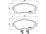 BREMBO Bremsensatz, Scheibenbremse sg00000ezb Hinterachse innenbelüftet 240mm 10mm für Opel Vaughall GM