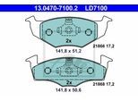 ATE Bremsensatz-Vorn und hinten Bremsensatz, Scheibenbremse vorne rechts links belüftet 239mm für SKODA SEAT VAG 6Q0698451B 6Q0698451 6N0698151C SG000