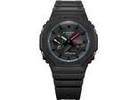 Smartwatch CASIO G-SHOCK "GA-B2100-1A1ER", schwarz (schwarz, grün, pink schwarz), Smartwatches, Smartwatch, Solaruhr, Armbanduhr, Herrenuhr, Stoppfunktion, Weltzeit