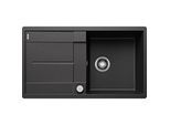 Blanco Spüle 519097 85 x 49 cm, PuraDur anthrazit, reversibel, Ablauffernbedienung mit Drehbetätigung
