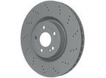 ATE Bremsscheibe vorne rechts links Gelocht/innenbel. 350,0mm für MERCEDES-BENZ 2474210812 A2474210812 24.0130-0256.1