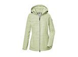 Funktionsjacke "GS 67 WMN JCKT", Damen, Gr. 38, grün, Obermaterial: 100% Polyester.Futter: 100% Polyester, G.I.G.A. DX BY KILLTEC, Jacken Funktionsjacke, Gestreifte Damen Outdoorjacke, wasserabweisend, 2-Wege-Reißverschluss
