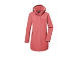 Parka KILLTEC "KOS 30 WMN PRK", Damen, Gr. 40, rot (hellrot), Obermaterial: 100% Polyester.Futter: 100% Polyester, Jacken Parka, Funktionsparka: wasser- und winddicht, atmungsaktiv, abnehmbare Kapuze