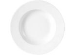 Suppenteller Caterado ISTA, rund, spülmaschinenfest, Ø 225 x H 35 mm, Porzellan, weiss, 6 Stück