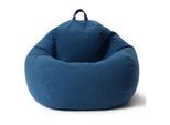 Sitzsack LUMALAND "Comfort Line", blau (nachtblau), B:100cm H:120cm T:50cm, Polyester, Sitzsäcke, Sitzsack