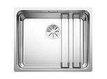 Blanco Etagon 500-U Etagen-Spüle 521841 54x44cm, Edelstahl Seidenglanz, für Unterbau