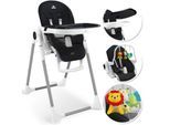KIDIZ® 3in1 Hochstuhl Kinderhochstuhl inkl. Spielbügel , Babyliege , Kombihochstuhl Babyhochsitz ,7 höhenverstellbar Verstellbare Rückenlehne , mitwachsend ab 0 Monate bis 6 Jahre Babystuhl