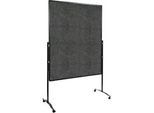 Moderationswand Legamaster PREMIUM PLUS mobile, Textil, anthrazit