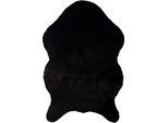 Bankauflage SPORTALM KITZBÜHEL "Moscow Mule SittingFur", schwarz (schwarz, schwarz, anthrazit), B:90cm T:60cm, Polyester, Polsterauflagen, Bankauflage, aus weichem Kunstfell