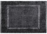 Fußmatte BARBARA BECKER "Square BB, Made in Belgium", grau (anthrazit), B:67cm H:10mm L:170cm, Polyamid, Teppiche, Fußmatte, Schmutzfangmatte, auch als Läufergröße erhältlich