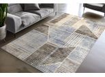 Teppich OBSESSION "Avantgarde 104", grau (taupe), B:160cm H:8mm L:230cm, Polyester, Teppiche, Teppich, modernes Design, waschbar, In- und Outdoor, Balkon, Terrasse