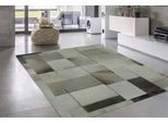 Lederteppich CALO-DELUXE "Solut 305 - Fellteppich" Gr. 2, grau, B:80cm H:8mm L:150cm, Leder, Teppiche, echtes Rinderfell, Patchwork, Wohnzimmer
