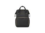 Kikkaboo Wickeltasche Siena, Rucksack, Wickelunterlage, Grifflänge einstellbar schwarz uni