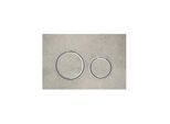 Geberit sigma21 actuator plate 246 x 164 x 14 mm concrete/chrome