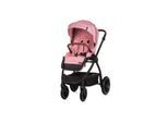 Chipolino Kombikinderwagen 3 in 1 Prestige Babywanne Rucksack i-Size Babyschale rosa