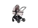 Chipolino Kinderwagen Aura 3 in 1, Autositz, Babywanne, Wickeltasche, bis 22 kg hellbraun