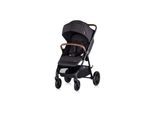 Chipolino Kinderwagen Ultera Buggy klappbar Korb Federung Hinterradbremse Gurt schwarz