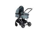 Chipolino Kinderwagen Aura 3 in 1, Autositz, Babywanne, Wickeltasche, bis 22 kg tuerkis