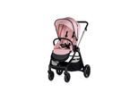 Chipolino Kombikinderwagen 3 in1 Marbella Fußabdeckung Einlage i-Size Babyschale rosa