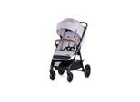 Chipolino Kinderwagen Ultera Buggy klappbar Korb Federung Hinterradbremse Gurt grau