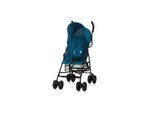 Chipolino Kinderwagen, Buggy Point 5-Punkt-Gurt, Rückenlehne verstellbar, Korb blau
