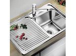Blanco Classic 40 s Spüle 511124 78x51cm, Edelstahl Seidenglanz, rechts, ohne Ablauffernbedienung