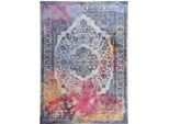 Teppich GINO FALCONE "Cosima-118", bunt, B:80cm H:3mm L:160cm, Polyester, Teppiche, Teppich, gewebter Jaquard-Teppich, mit Chenillegarn, moderne Orient-Optik