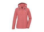 Outdoorjacke KILLTEC "KOS 61 WMN JCKT", Damen, Gr. 40, rot (hellrot), Obermaterial: 100% Polyester.Futter: 100% Polyester, Jacken Outdoorjacke, Funktionsjacke: wasser- und winddicht, atmungsaktiv, abnehmbare Kapuze