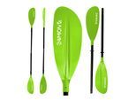 24MOVE® Doppelpaddel LAGO Aluminium Paddel, Stand-Up Paddling, Paddel für Kajak, 220 cm, verstellbar