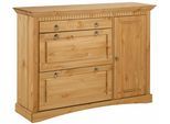 Home affaire Schuhkommode »Rustic«, aus massiver Kiefer, Breite 130 cm, FSC®-zertifiziert