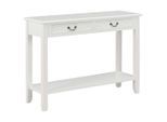 vidaXL Konsolentisch Weiß 110 x 35 x 80 cm Holz