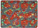 Primaflor-Ideen in Textil Kinderteppich »BAUSTELLE, Made in Belgium«, rechteckig, 5 mm Höhe, Strassen-Spiel-Teppich,...