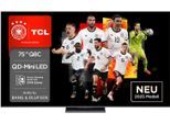 TCL QLED Mini LED-Fernseher "75Q8CX7", D (A-G), schwarz, 75, Fernseher, Audio von Bang & Olufsen, Smart TV, Apple TV, 144Hz, 4K HDR, Multi-HDR