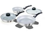 Genius Pfannen-Set »20 cm/24 cm/28 cm«, Edelstahl