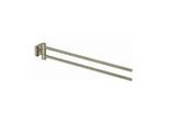 Kludi VELA S Doppel-Handtuchstange 25977N5 Länge 440MM Stainless Brushed Nickel PVD