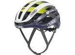 Fahrradhelm ABUS "AIRBREAKER" Gr. S, blau (blau, weiß (movistar team 24)), Helme, S Kopfumfang: 51cm - 55cm