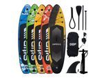 24MOVE® Standup Paddle Board SUP, inkl. umfangreichem Zubehör, Paddel und Hochdruckpumpe, BLAU, 305x76x15 cm