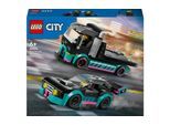 LEGO® Spielbausteine »Autotransporter mit Rennwagen 60406«, (328 St.)