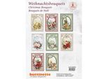 3D-Bastelmappe "Weihnachtsbouquets", für 8 Karten