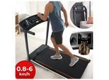 Laufband - klappbar, für Zuhause, elektrisch, LCD-Display, 1000 W, Lauffläche 100x38 cm, Kalorienzähler, Sicherheitsschlüssel, bis 6 Km/h - Laufbahn, Treadmill, Heimtrainer, Fitnessgerät, Walkingpad